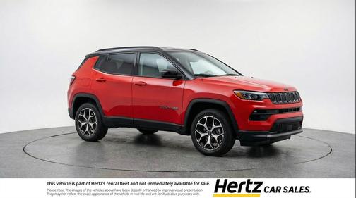 Red Hot Pearlcoat 2025 Jeep Compass Limited