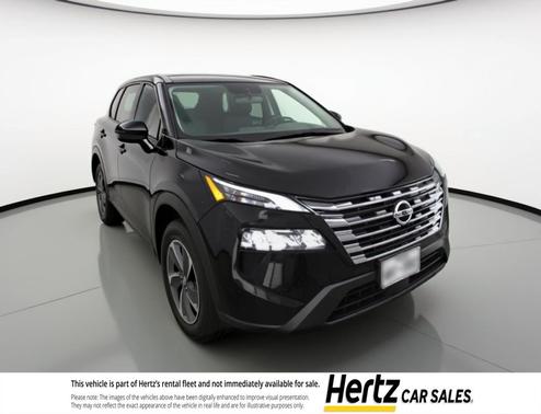 Super Black 2025 Nissan Rogue SV