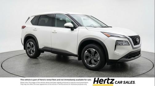 Everest White Pearl Tricoat 2025 Nissan Rogue SV