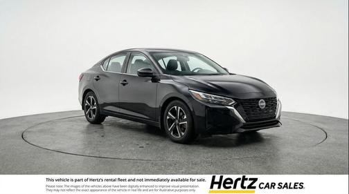 Super Black 2025 Nissan Sentra SV