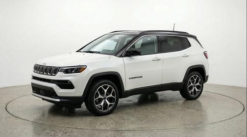 Bright White Clearcoat 2025 Jeep Compass Limited