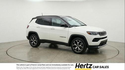 Bright White Clearcoat 2025 Jeep Compass Limited