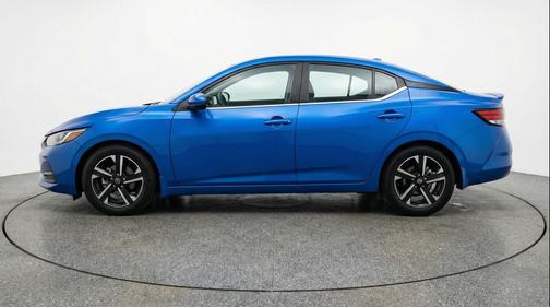 Electric Blue Metallic 2025 Nissan Sentra SV