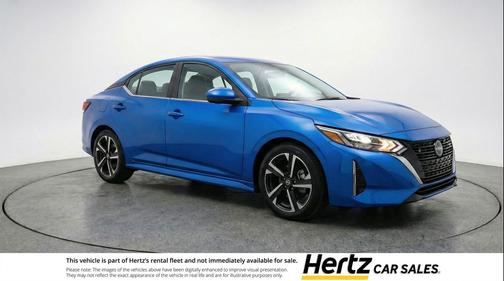 Electric Blue Metallic 2025 Nissan Sentra SV