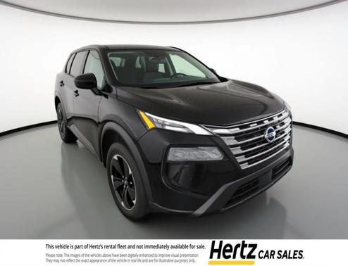 Super Black 2025 Nissan Rogue SV