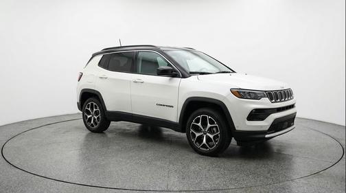 Bright White Clearcoat 2025 Jeep Compass Limited