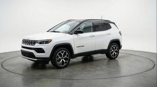 Bright White Clearcoat 2025 Jeep Compass Limited