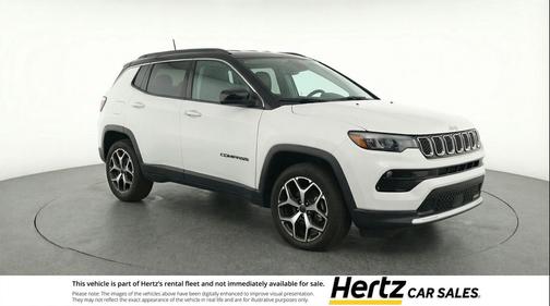 Bright White Clearcoat 2025 Jeep Compass Limited