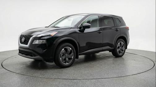 Super Black 2025 Nissan Rogue SV