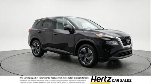 Super Black 2025 Nissan Rogue SV