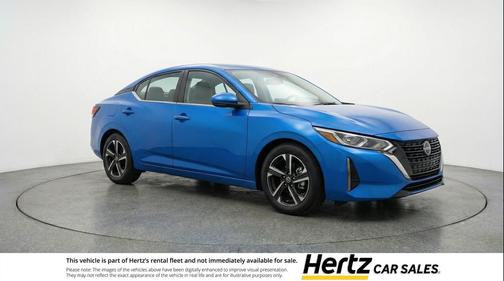 Electric Blue Metallic 2025 Nissan Sentra SV