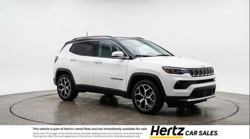 Bright White Clearcoat 2025 Jeep Compass Limited