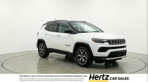 Bright White Clearcoat 2025 Jeep Compass Limited