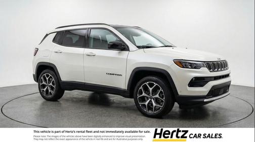 Bright White Clearcoat 2025 Jeep Compass Limited