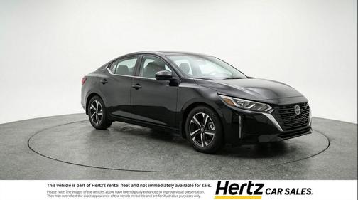 Super Black 2025 Nissan Sentra SV