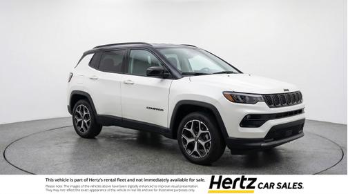 Bright White Clearcoat 2025 Jeep Compass Limited