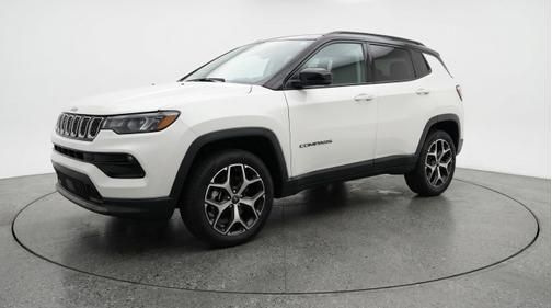 Bright White Clearcoat 2025 Jeep Compass Limited