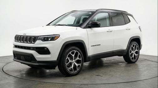 Bright White Clearcoat 2025 Jeep Compass Limited