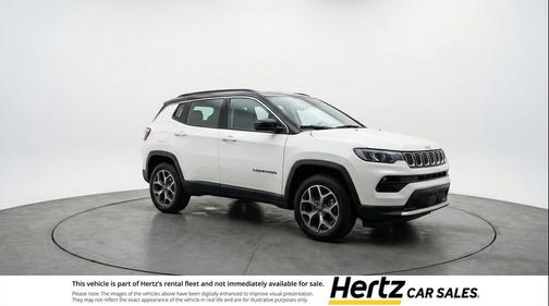Bright White Clearcoat 2025 Jeep Compass Limited