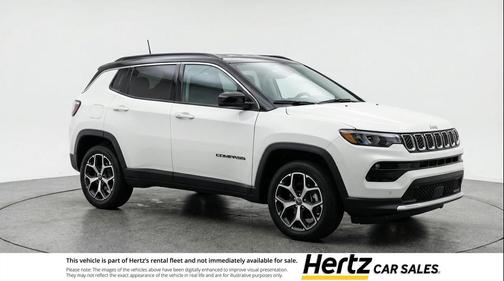 Bright White Clearcoat 2025 Jeep Compass Limited