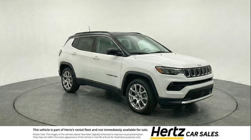 Bright White Clearcoat 2025 Jeep Compass Limited