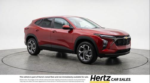 Crimson Metallic 2025 Chevrolet Trax LT