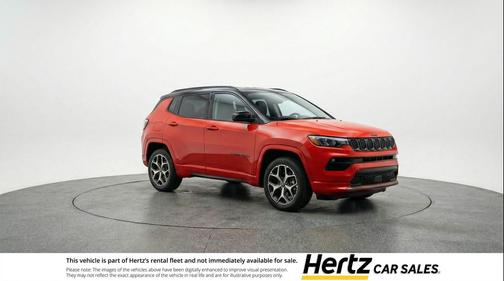 Red Hot Pearlcoat 2025 Jeep Compass Limited