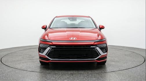 Ultimate red 2025 Hyundai SONATA Hybrid SE