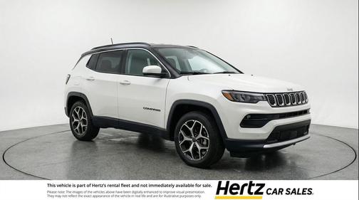 Bright White Clearcoat 2025 Jeep Compass Limited