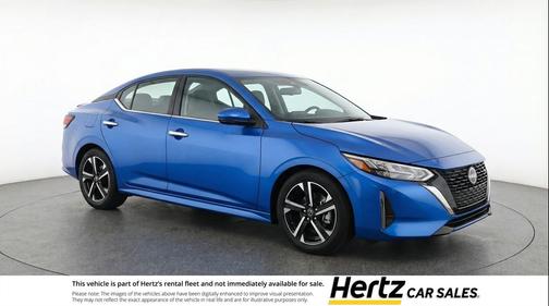 Electric Blue Metallic 2025 Nissan Sentra SV