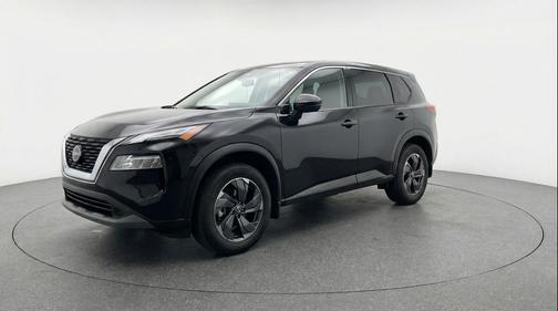 Super Black 2025 Nissan Rogue SV