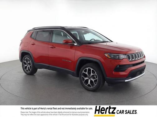 Red Hot Pearlcoat 2025 Jeep Compass Limited