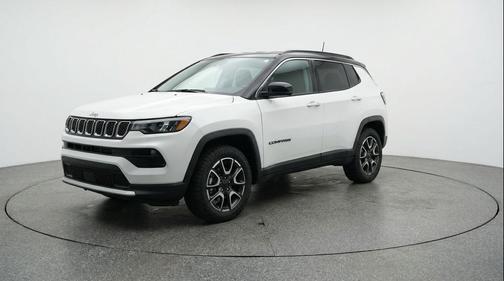 Bright White Clearcoat 2025 Jeep Compass Trailhawk