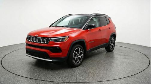 Red Hot Pearlcoat 2025 Jeep Compass Limited