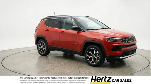 Red Hot Pearlcoat 2025 Jeep Compass Limited