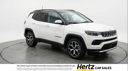 Bright White Clearcoat 2025 Jeep Compass Limited