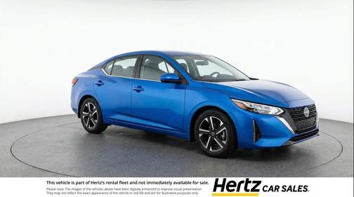 Electric Blue Metallic 2025 Nissan Sentra SV
