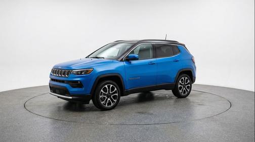 Hydro Blue Pearlcoat 2025 Jeep Compass Trailhawk