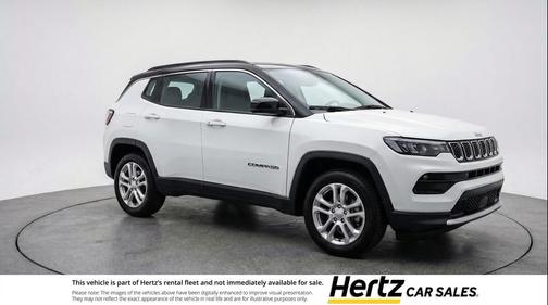 Bright White Clearcoat 2025 Jeep Compass Limited