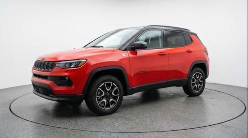 Red Hot Pearlcoat 2025 Jeep Compass Trailhawk
