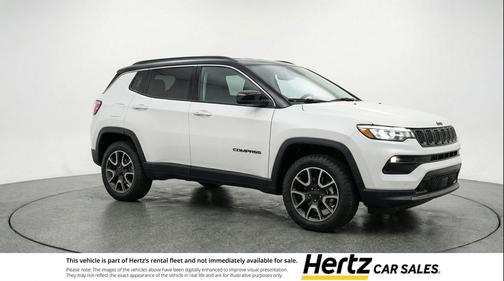 Bright White Clearcoat 2025 Jeep Compass Trailhawk