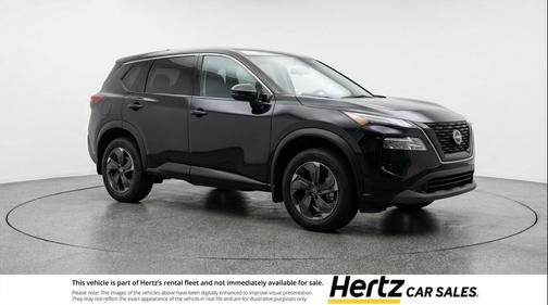 Super Black 2025 Nissan Rogue SV