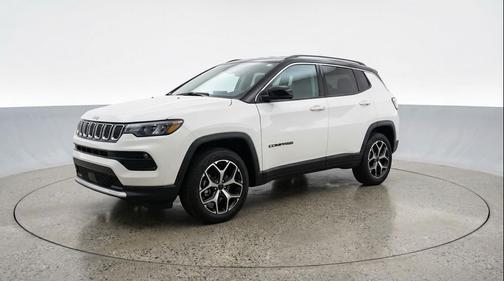 Bright White Clearcoat 2025 Jeep Compass Limited