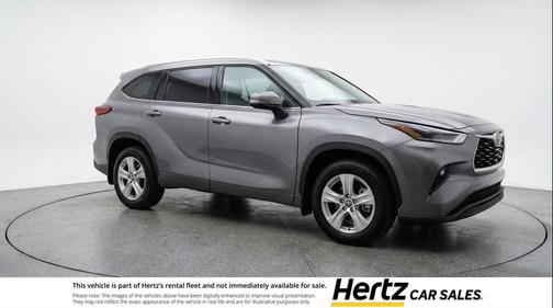 Magnetic Gray Metallic 2025 Toyota Highlander LE