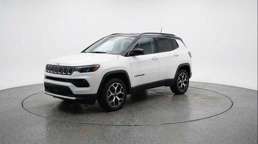 Bright White Clearcoat 2025 Jeep Compass Limited