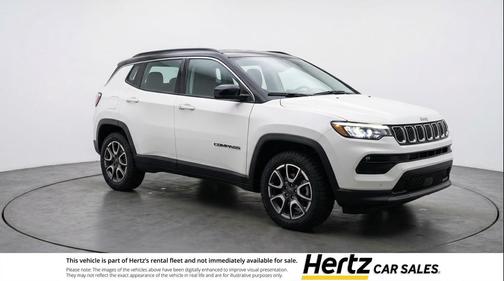 Bright White Clearcoat 2025 Jeep Compass Trailhawk