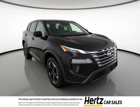 Super Black 2025 Nissan Rogue SV