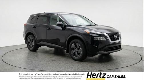 Super Black 2025 Nissan Rogue SV