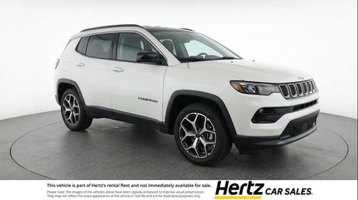 Bright White Clearcoat 2025 Jeep Compass Limited