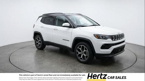 Bright White Clearcoat 2025 Jeep Compass Limited